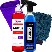 Shampoo Automotivo Mittus Lava Autos Cera Blend Spray Luva