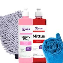 Shampoo Automotivo Mittus Lava Autos Cera Cherry Wax Luva