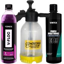 Shampoo Automotivo V-floc Snow Foam Espuma Pneu Pretinho
