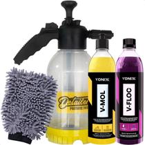 Shampoo Automotivo V-mol V-floc Vonixx Snow Foam Espuma Luva