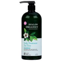 Shampoo Avalon Organics Tea Tree para Tratamento do Couro Cabeludo - 946ml Shampoo Avalon Organics Tea Tree para Tratamento do Couro Cabeludo - 946ml