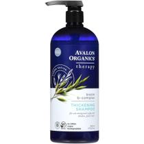 Shampoo Avalon Organics Therapy para espessamento do complexo B de biotina 960 mL