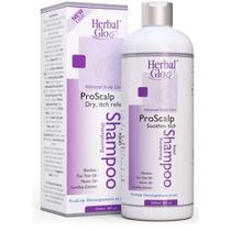 Shampoo avançado para psoríase e coceira no couro cabeludo 250 ml da Herbal Glo (pacote com 2)