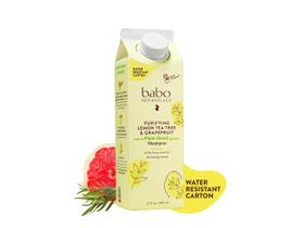 Shampoo Babo Botanicals purificante de limão, melaleuca e toranja