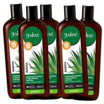 Shampoo Babosa 500ml Yabae 5 unidades