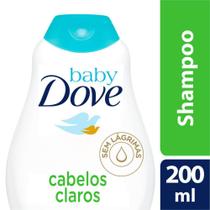 Shampoo Baby Dove Hidratação Enriquecida Cabelos Claros com 200mL