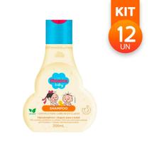 Shampoo Baby Turma da Mônica Camomila Para Cabelinhos Claros Seguro para o Bebê 200ml (Kit com 12)