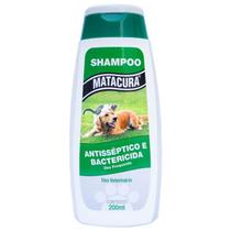 Shampoo Bactericida Antisseptico Para Caes Matacura 200 Ml