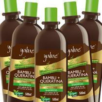 Shampoo Bambu e Queratina 500ml Yabae 5 unidades