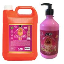 Shampoo Banho e Tosa Grommer Profissional 5L + Hidratante Color