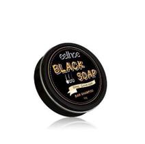 Shampoo Bar EELHOE Sabonete preto para cabelos com cobertura cinza 50g