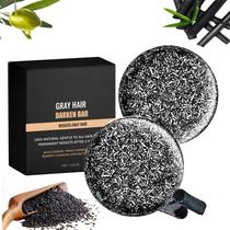 Shampoo Bar F FENG PEI Grey Hair Reverse com óleo de gergelim preto