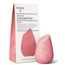 Shampoo Bar HIBAR Curl para cabelos cacheados, manteiga de babaçu e pracaxi