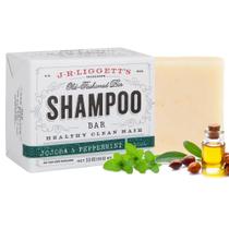 Shampoo Bar JRLIGGETT'S totalmente natural de jojoba e hortelã 100g Shampoo Bar JRLIGGETT'S totalmente natural de jojoba e hortelã 100g