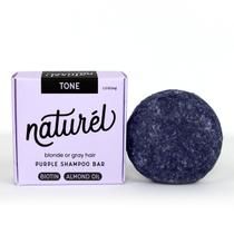 Shampoo Bar NATURÉL Purple Toning para cabelos loiros ou grisalhos