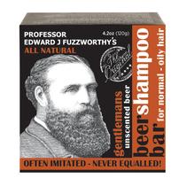 Shampoo Bar Professor Fuzzworthy's Gentlemans Beer para homens