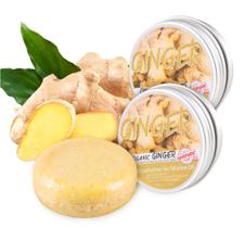 Shampoo Bar Zoreni Ginger Hair Regreswth Anticaspa, pacote com 2 unidades