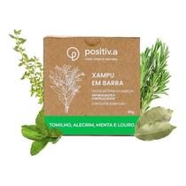 Shampoo Barra Tomilho Alecrim Menta Louro 90G Positiv.a