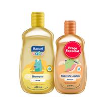 Shampoo Baruel Baby 400ml Suave + Sabonete Liquido Glicerina 210ml Especial