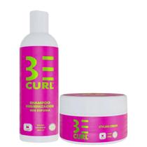 Shampoo Be Curl Cabelos Cacheados 350Ml E Styling Cream 250G