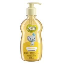 Shampoo Bebê Mili Love Care Talco Suave 400ml Premium Hipoalérgico PH Natural 99% Ingredientes Naturais Shampoo Bebê Mili Love Care Talco Suave 400ml Premium Hipoalérgico PH Natural 99% Ingredientes Naturais