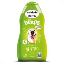 Shampoo Beeps Neutro Maçã Verde 500ml Cães Gatos Pet Society