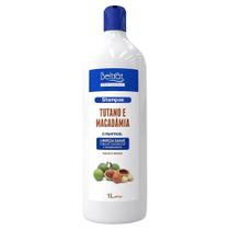 shampoo beltrat profissional tutano macadâmia d-pantenol 1litr para cabelos volumosos e desidratados