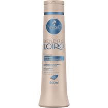 Shampoo Bendito Loiro 500ml Haskell Limpeza suave com ação regeneradora para cabelos descoloridos