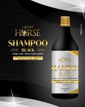 Shampoo Black 1L - Libert Horse Shampoo para cavalos de pelos escuros