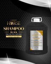 Shampoo Black 5L - Libert Horse Shampoo para cavalos de pelos escuros