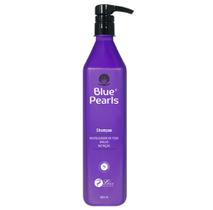 Shampoo Blue Pearls 7 Liss 600ml - Neutraliza Reflexos Amarelos, Revitaliza e Promove Brilho Intenso