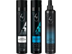 Shampoo Branqueador 250ml + Cond. 250m l+ Fluido Desembaraçador 270ml - Ibasa