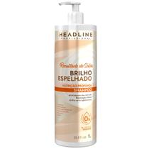 Shampoo Brilho Espelhado Headline Resultado de Salão Limpa, Repara e Nutre 300g