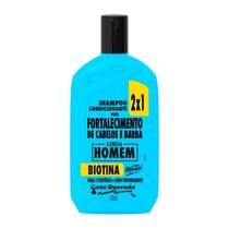 Shampoo cabelos 430ml homem 2x1 gota