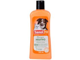 Shampoo Cachorro e Gato Neutro - Sanol Dog 500ml