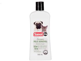 Shampoo Cachorro e Gato Pele Sensível - Sanol Dog 500ml