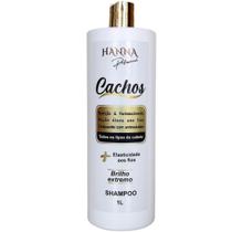 Shampoo Cachos Para Cabelos Cacheados Crespos Ondulados Brilho Extremo Hanna Professional 1L