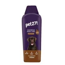 Shampoo cães/gatos Pet27 pelos escuros 700ml +limpeza +perfu