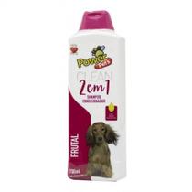 Shampoo cães/gatos Powerpets Frutal 700ml +limpeza +perfume
