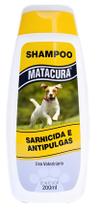 Shampoo Cães Matacura Sarnicida E Anti Pulgas 200ml Agroinca