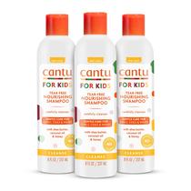Shampoo Cantu Care para crianças sem lágrimas com manteiga de karité 240 mL x3