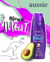 Shampoo Capilar - Miracle Moist Hidratante 360ml - Aussie