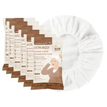 Shampoo Caps Scrubzz No Rinse para idosos, pacote com 6 unidades de coco Shampoo Caps Scrubzz No Rinse para idosos, pacote com 6 unidades de coco