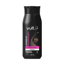 Shampoo Choque de Reconstrução Reduz Danos Brilho Bioqueratina HD 200ml Vult