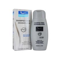 Shampoo Cinza Desamarelador Cabelos Brancos E Grisalhos Nupill 120ml