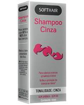 Shampoo Cinza Soft Hair Cabelo Grisalho Profissional Sem Amonia E Oxidantes 60ml