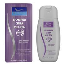 Shampoo Cinza Violeta Nupill Cabelo Grisalho Loiro Profissional Sem Amonia E Oxidantes 120ml