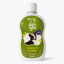 Shampoo Citrus para Cães e Gatos Petside 500ml Refrescante Cítrico