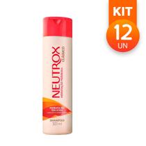 Shampoo Clássico Neutrox Com Queratina Hidrolisada Hidratação Poderosa 300ml (Kit com 12)