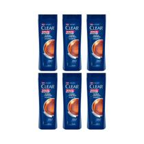 Shampoo Clear 200Ml Controle Queda Men-Kit C/6Un